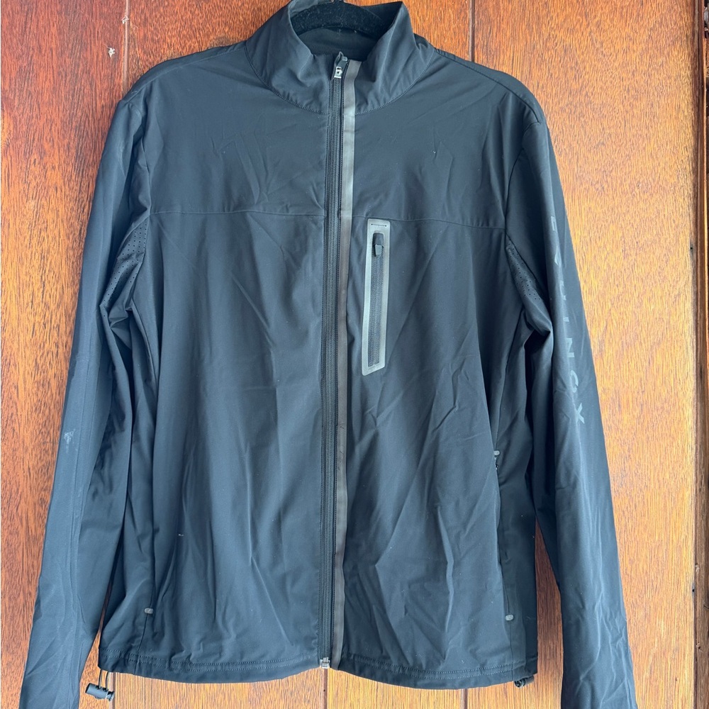 Equinox Men's Black Athletic Windbreaker Jacket Small